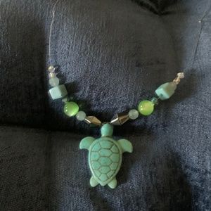 One of a kind ✨ genuine turquoise 🐢 necklace
